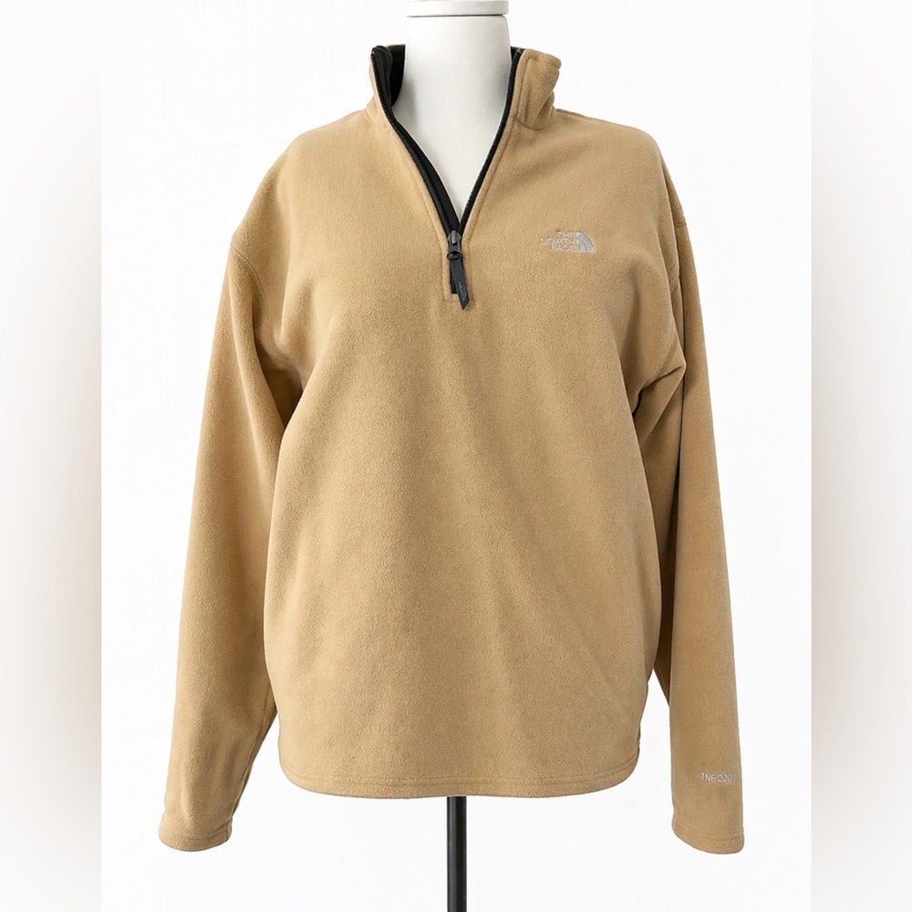 The North Face Butter Yellow Quarter Zip Fleece | Cozy Gorpcore Layer
